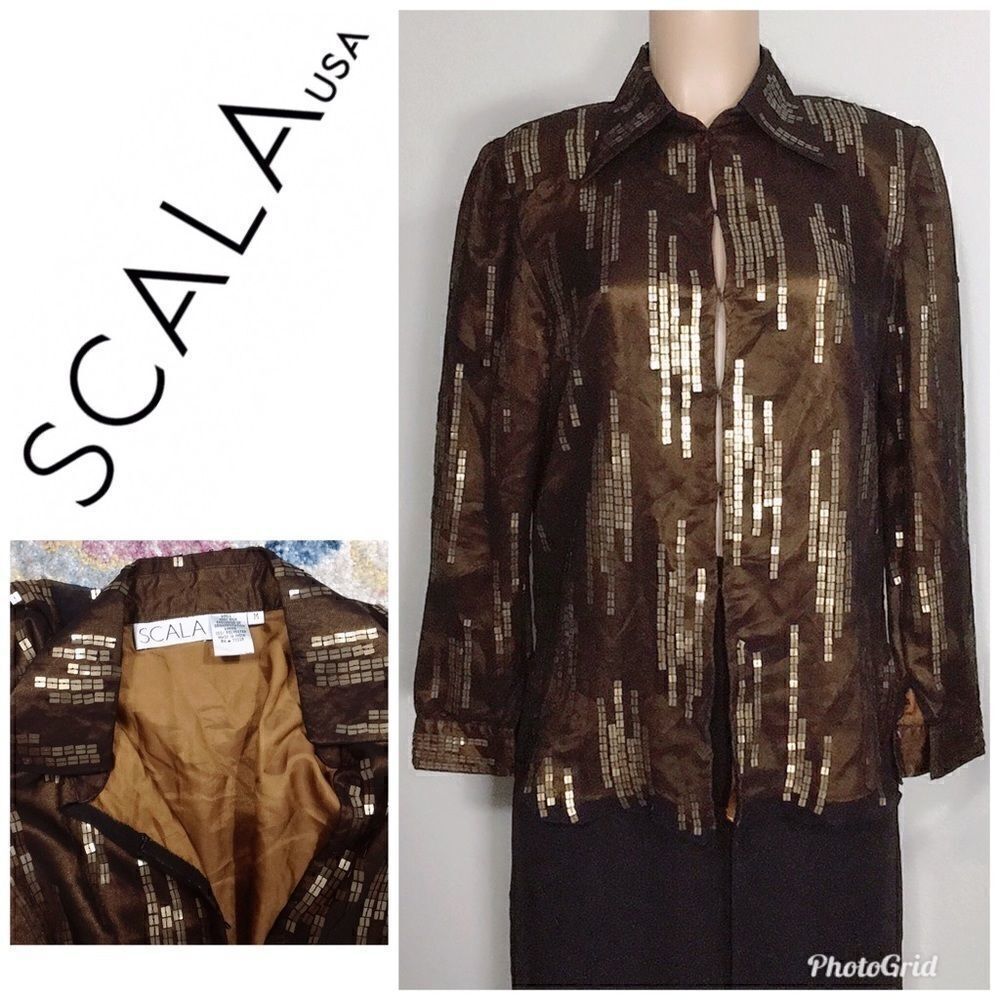 Scala special occasion top. NWOT